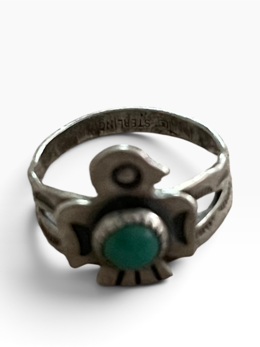 Vintage Sterling Silver Bell Trading Post Ring - Picture 11 of 11